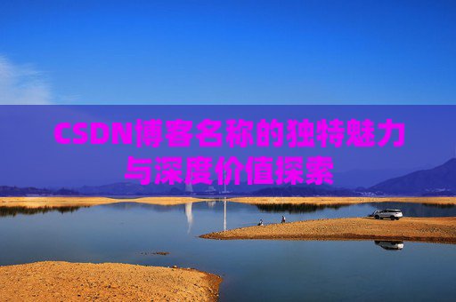 CSDN博客名称的独特魅力与深度价值探索